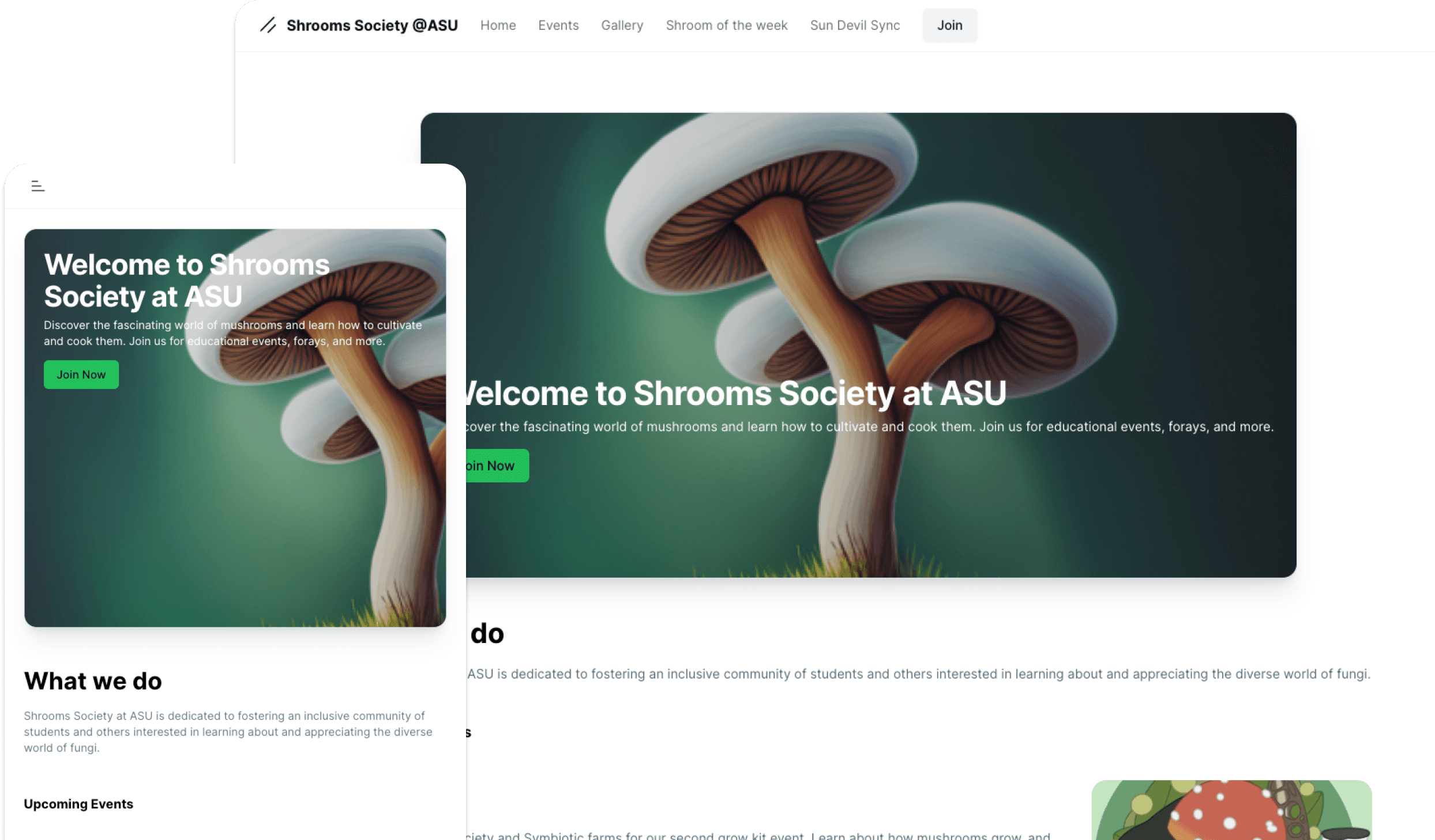 Shrooms Society at ASU